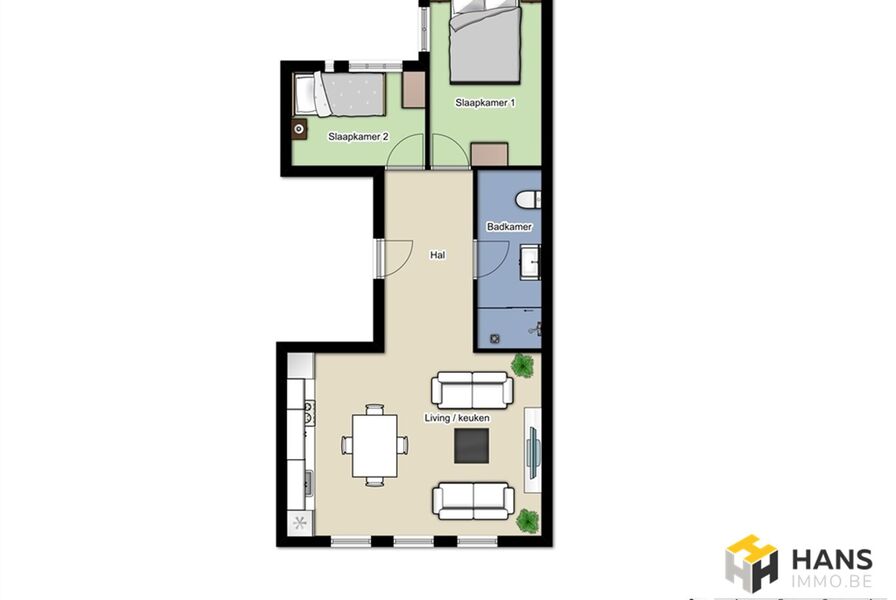 Appartement te huur in ANTWERPEN