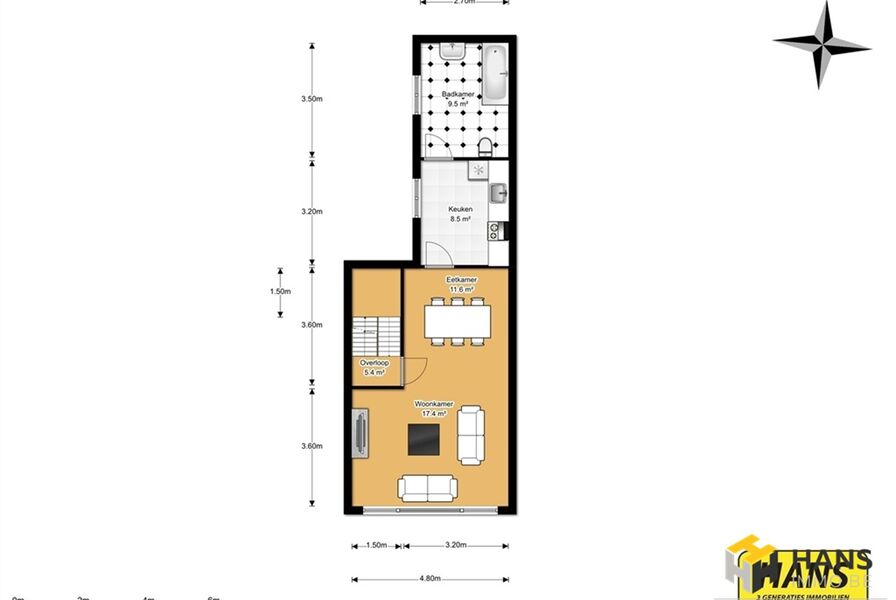 Bel-etage te koop in ANTWERPEN